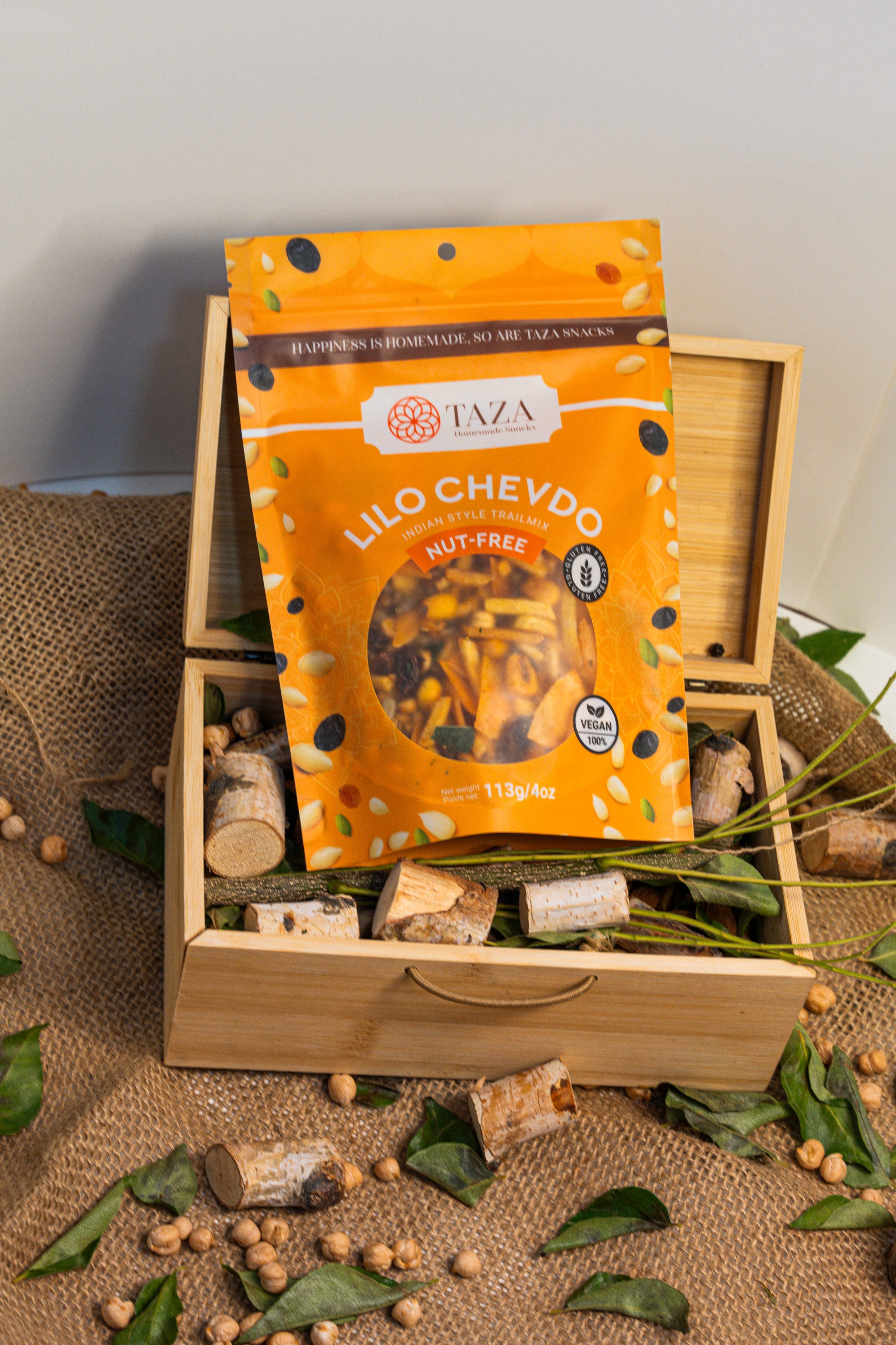 Nut-Free Lilo Chevdo - Taza Snacks