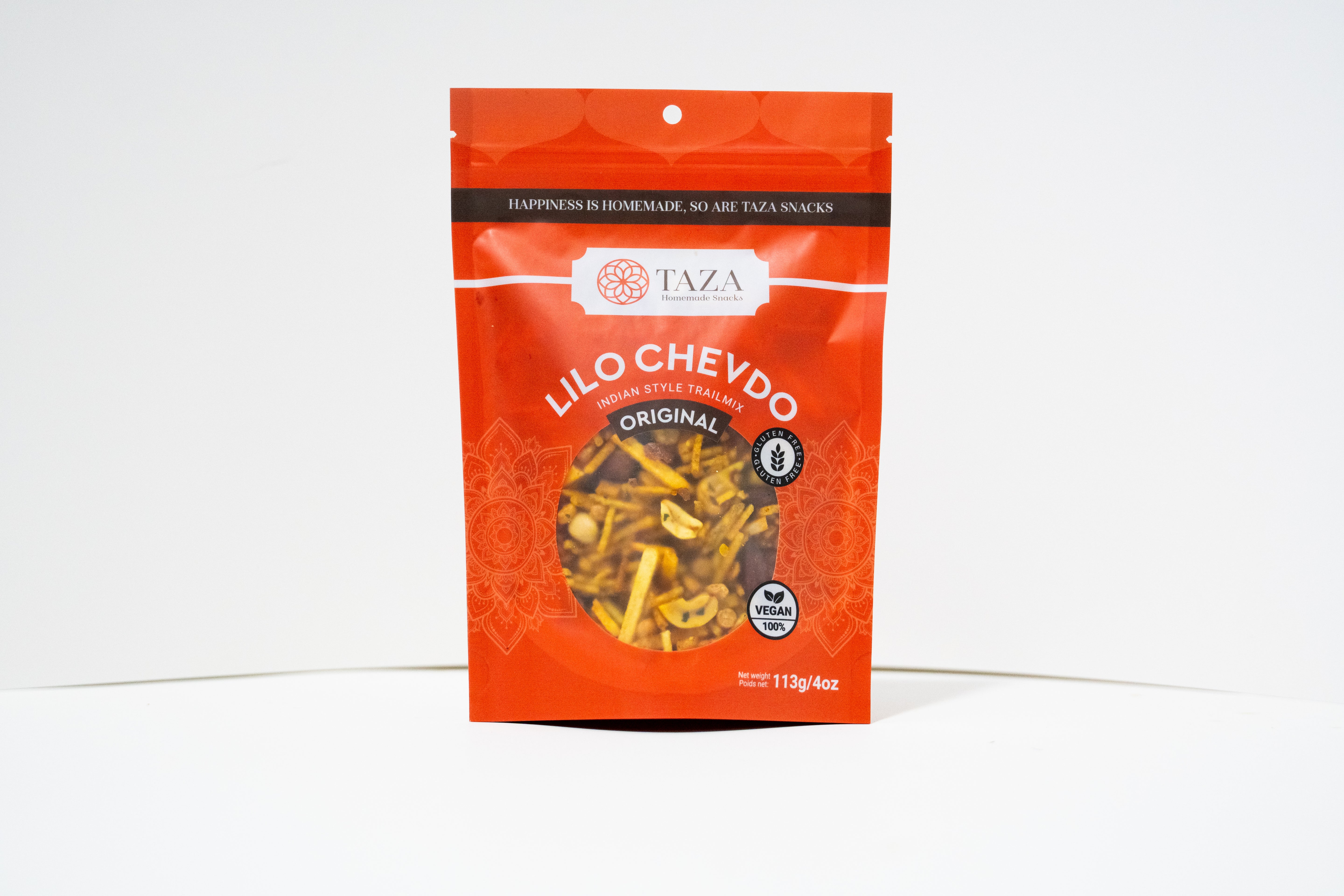Original Lilo Chevdo - Taza Snacks - South Asian Snacks - Indian Snacks - Spiced Trail Mix - Healthy Snacking