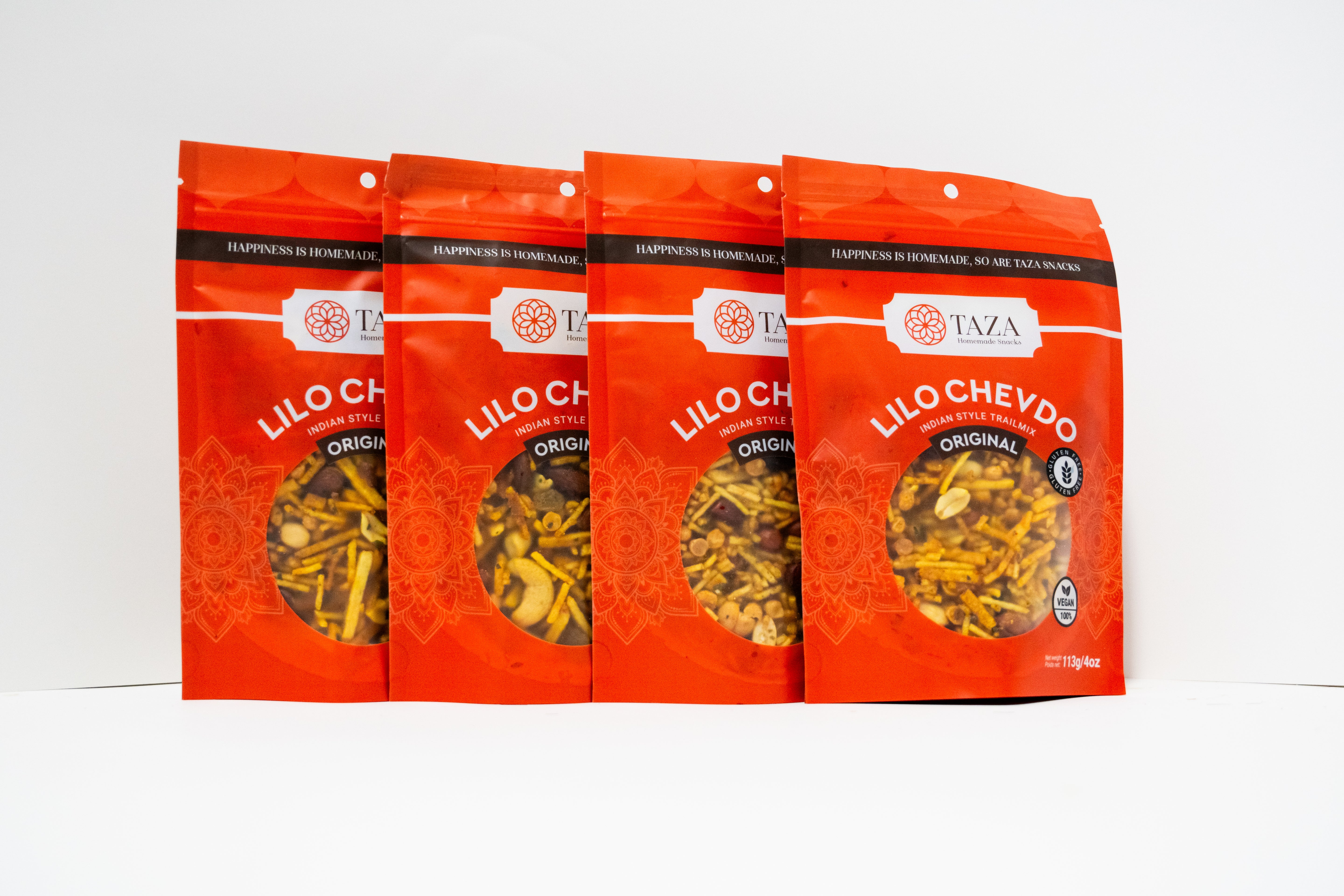 Original Lilo Chevdo - Taza Snacks - South Asian Snacks - Indian Snacks - Spiced Trail Mix - Healthy Snacking